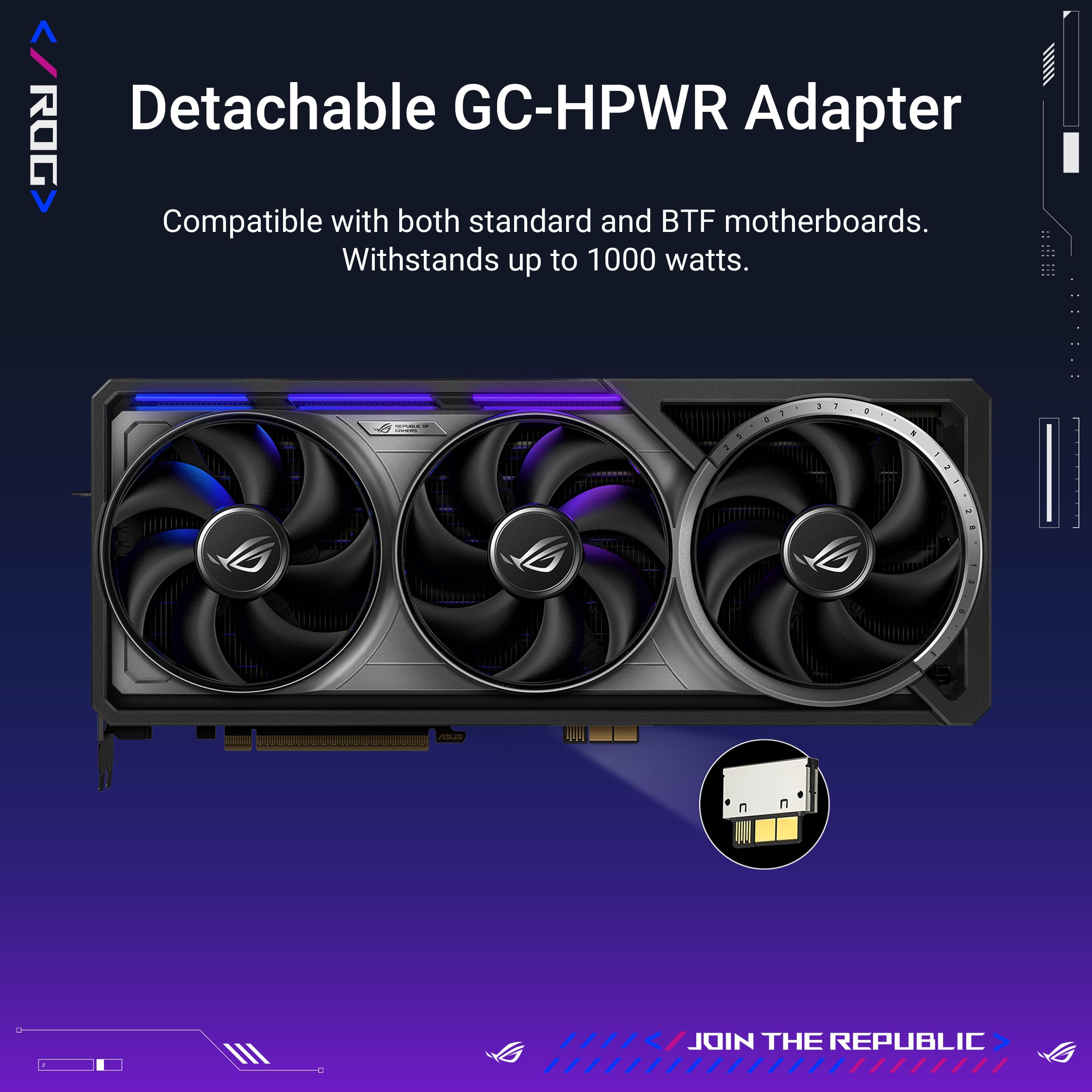 Placa gráfica ROG Astral GeForce RTX 5090 BTF OC Edition para